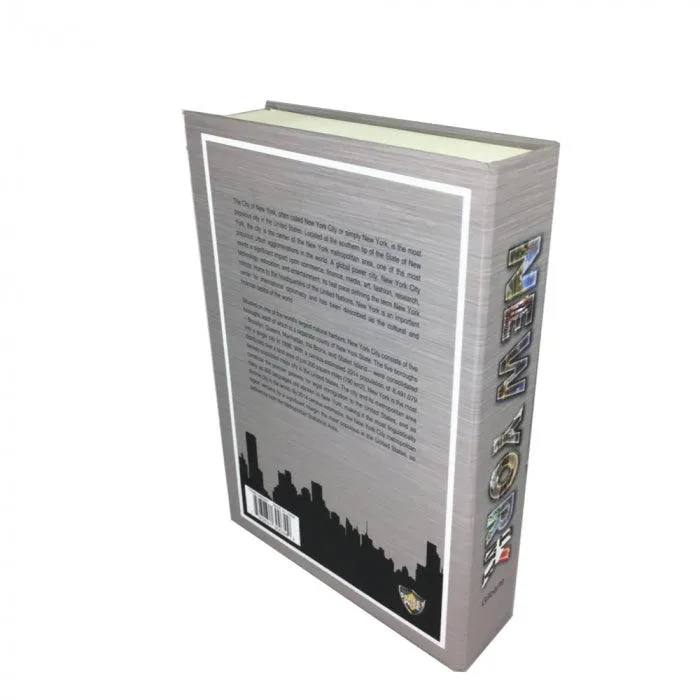 12 Units - Streetwise New York Book Safe with Key