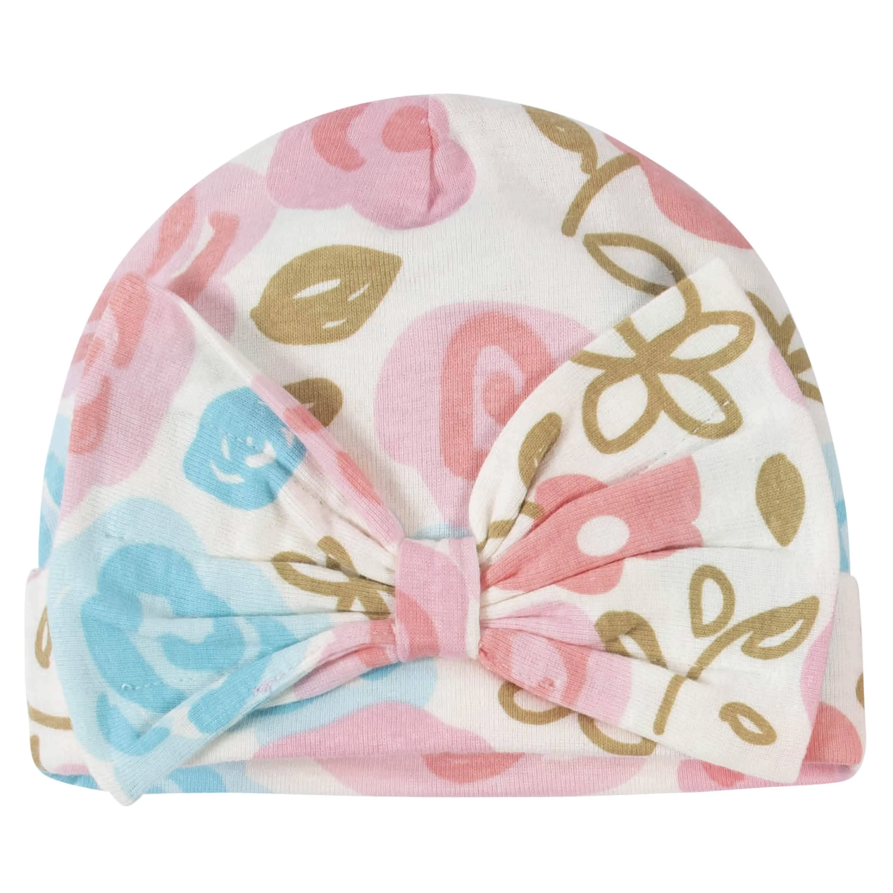 4-Pack Baby Girls Princess Caps