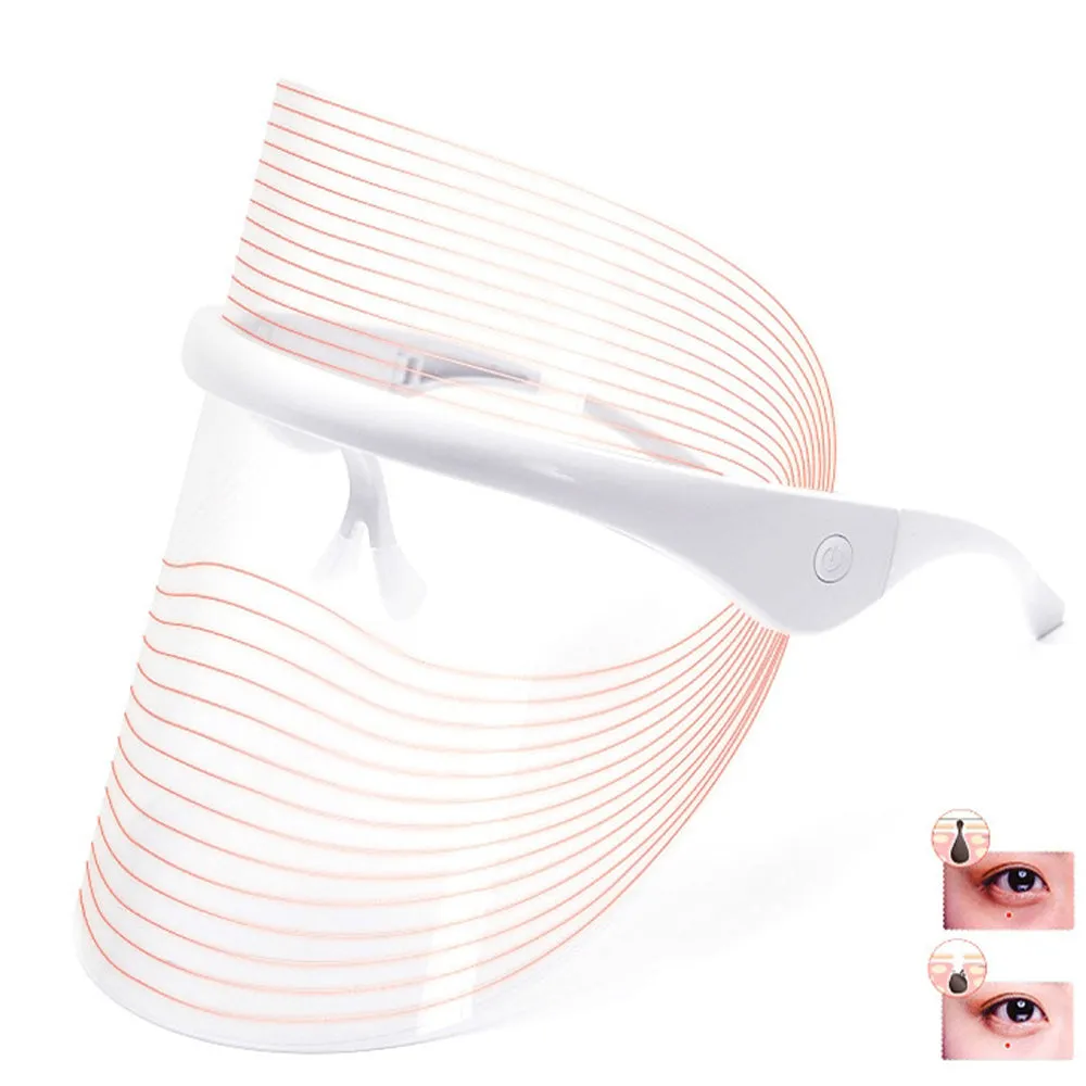 7 Colors LED Facial Mask Light Skin Care Device for Home Use - USB Rechargeable