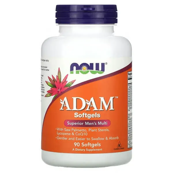 ADAM NOW Foods Men's Multivitamin, 90 Capsules