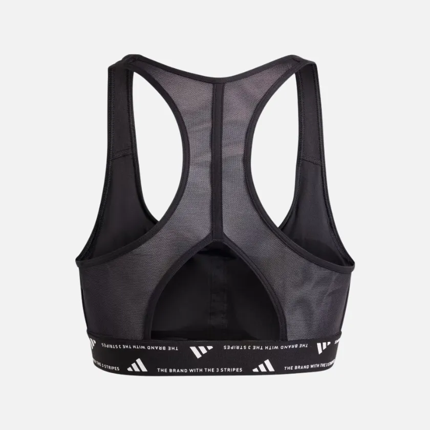 Adidas Powerreact Training Medium Support Bra -Black