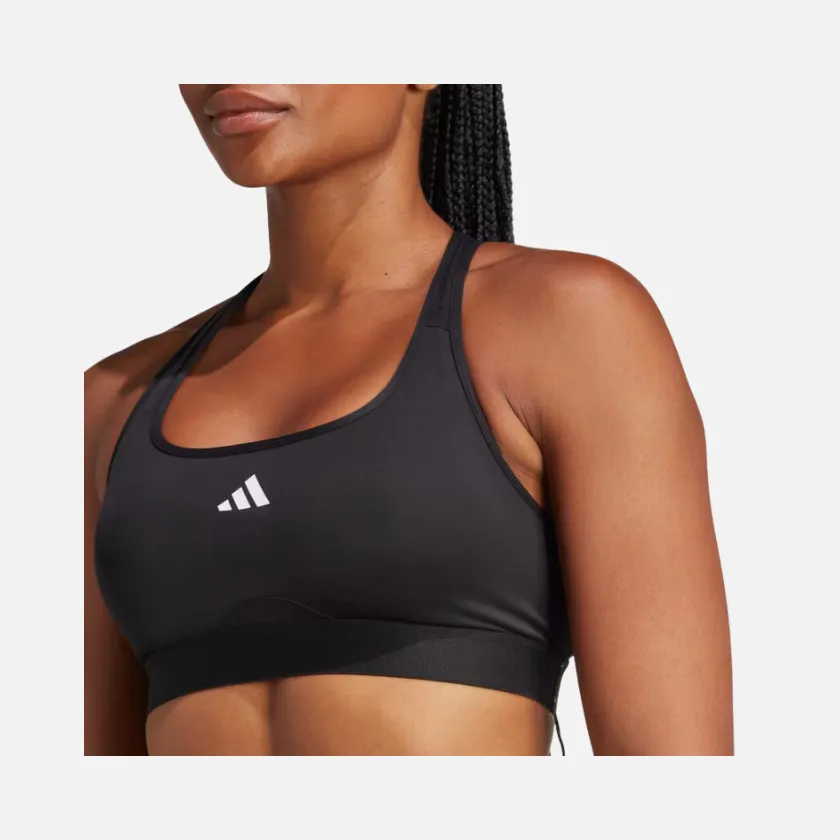 Adidas Powerreact Training Medium Support Bra -Black