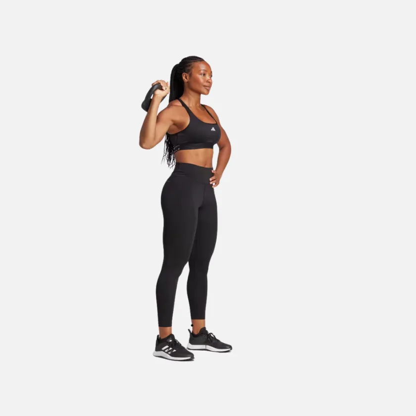 Adidas Powerreact Training Medium Support Bra -Black