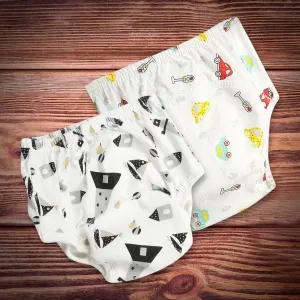 Adjustable & Washable Cloth Diaper Panty 2 Pk Driving And Sailing Multicolour