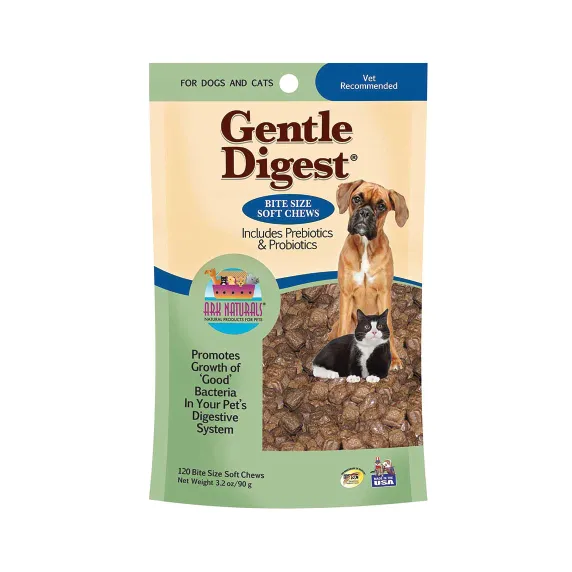 Ark Naturals Gentle Digest Dog & Cat Soft Chews 120ct