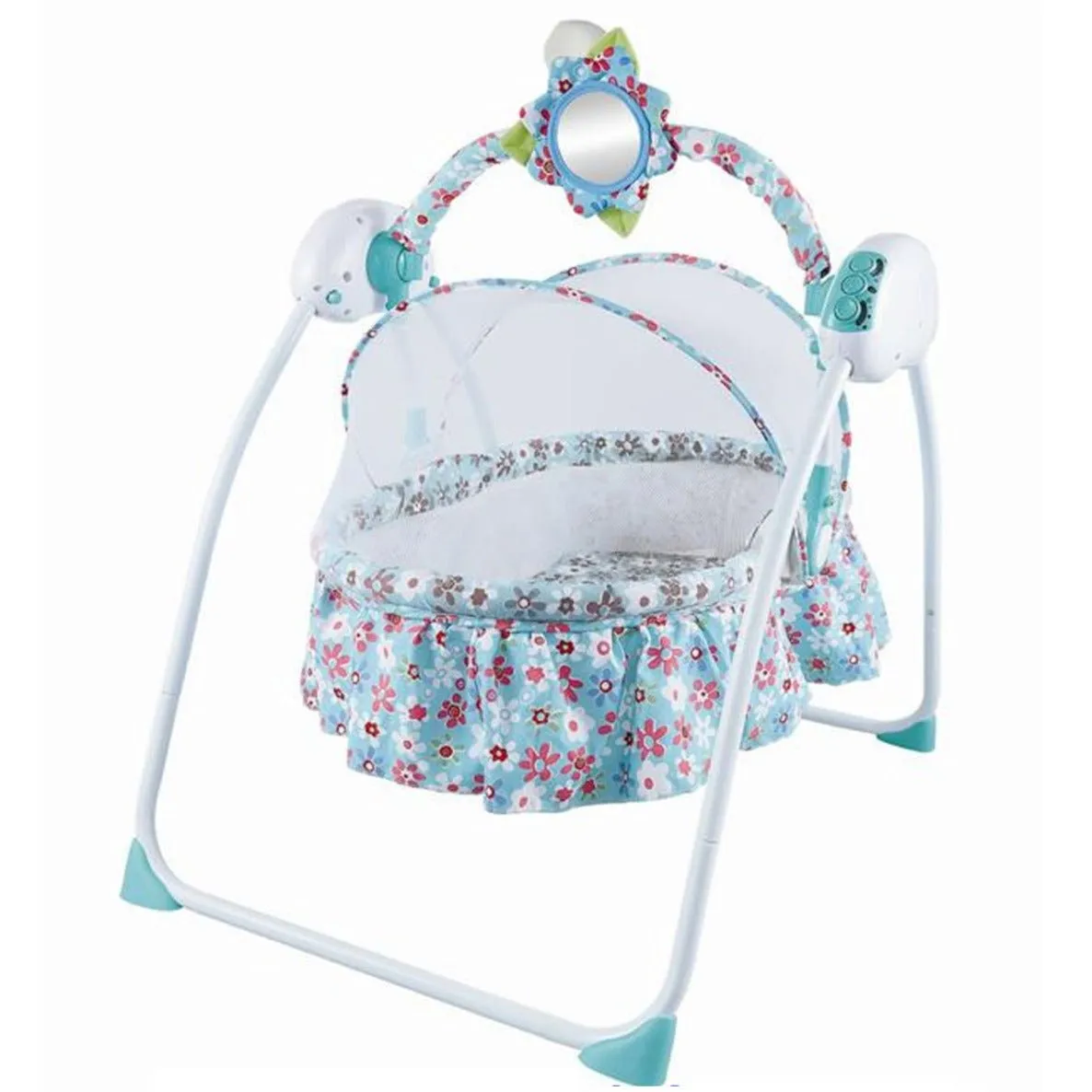 Baby Auto Cradle Swing with Net | Blue