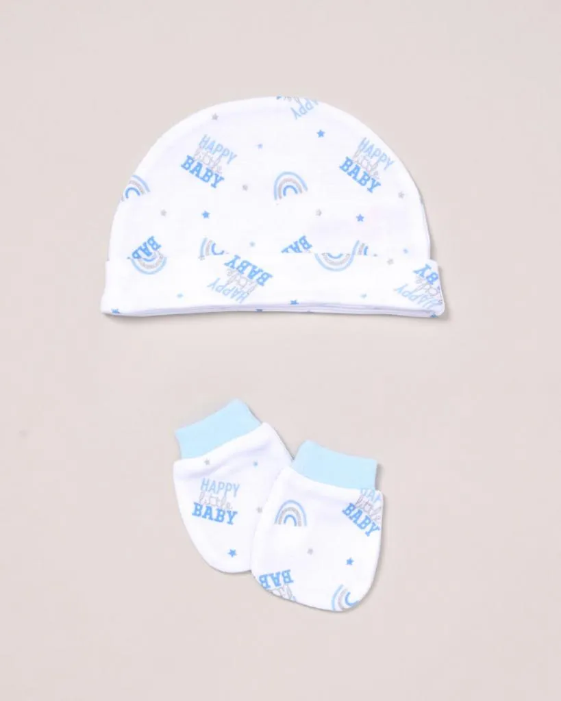 Baby Boy Clothing Gift Set 'Happy Little Baby'