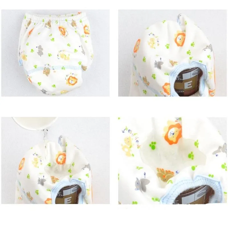 Baby Cotton Washable Cloth Reusable Waterproof Potty Training Pants