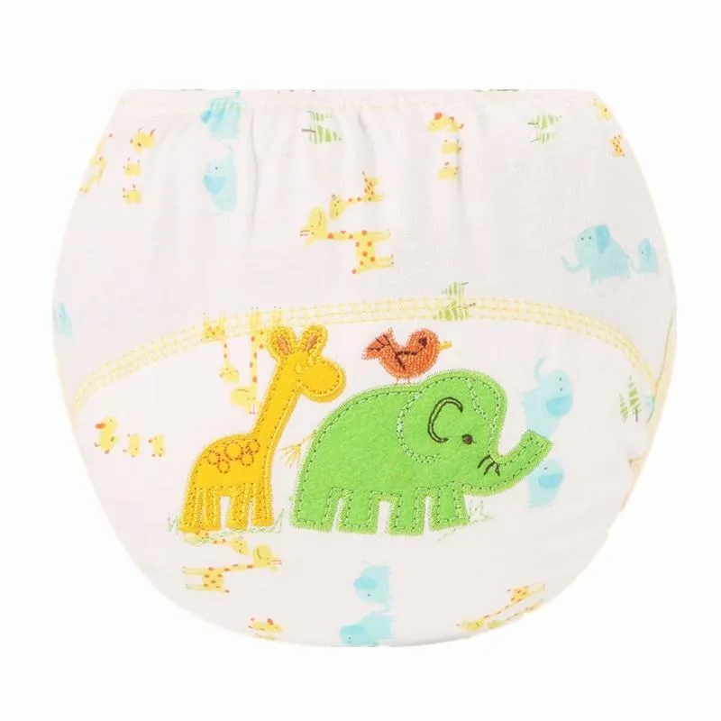 Baby Cotton Washable Cloth Reusable Waterproof Potty Training Pants