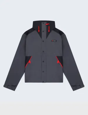 Berghaus Dean Street Courmayeur Jacket - Grey Pinstripe/Jet Black/Volcano