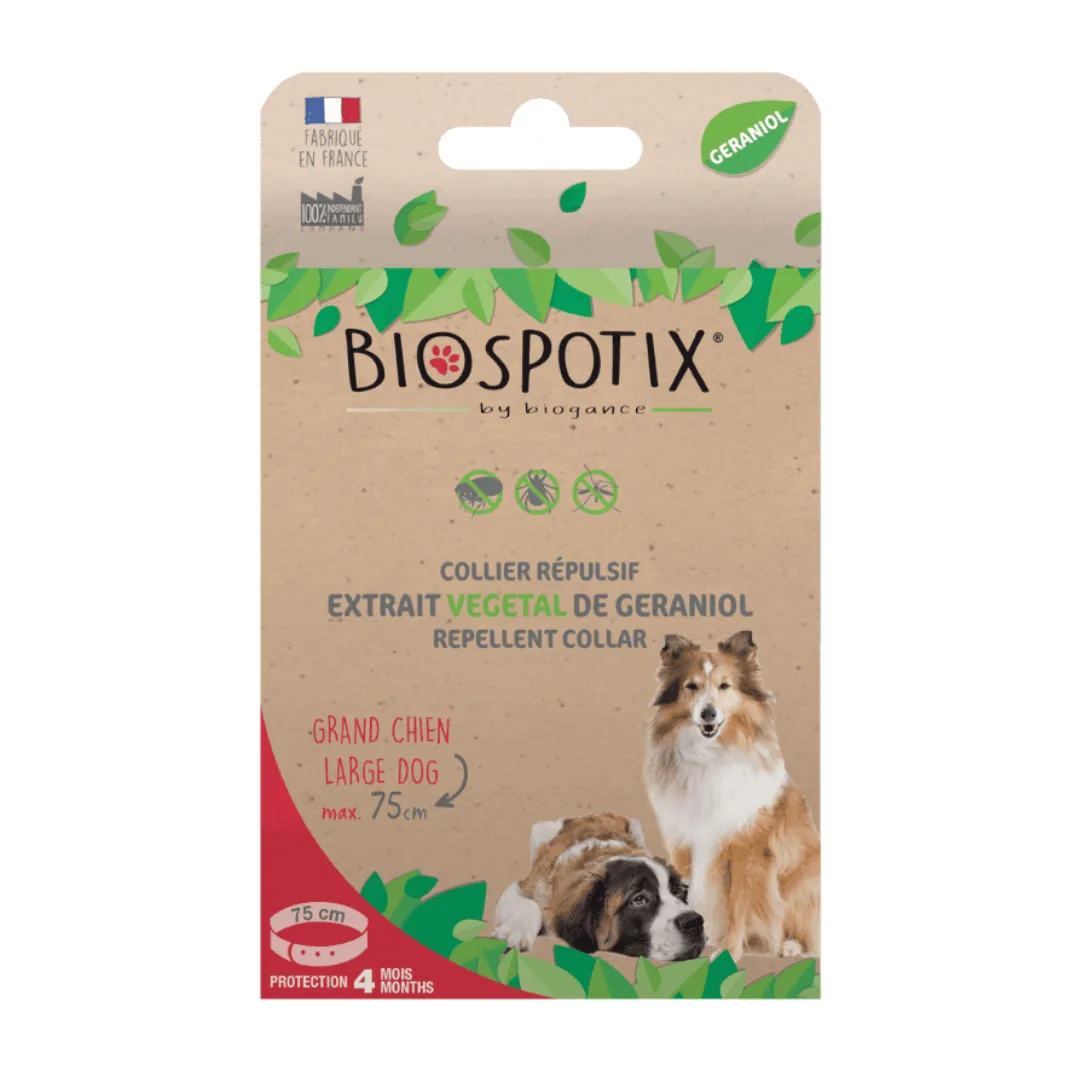 Biospotix Natural Flea Repellent Collar for Dogs