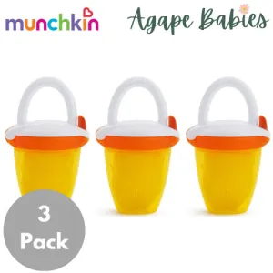 [Bundle Of 3] Munchkin Deluxe Fresh Food Feeder (Orange)