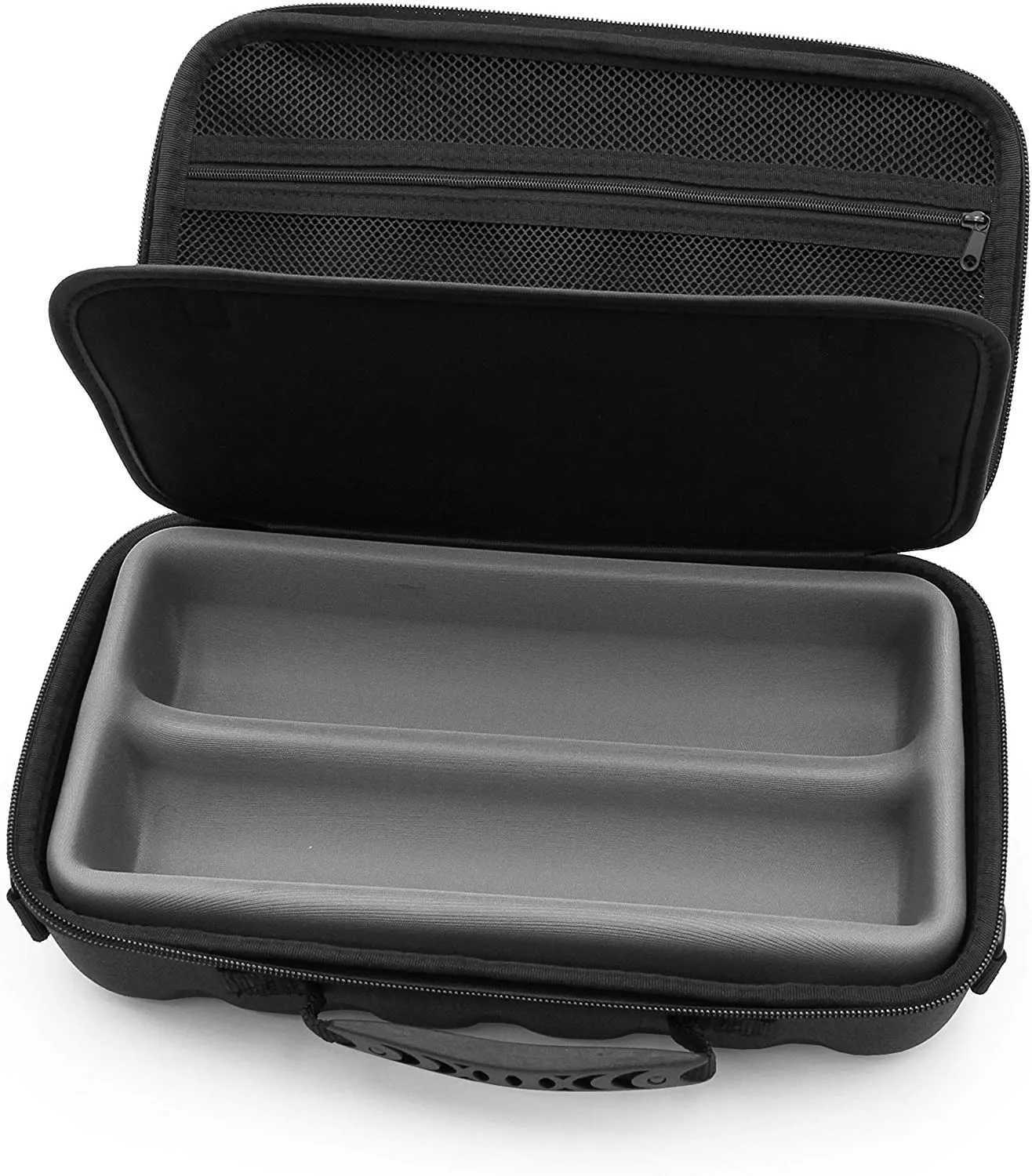 CASEMATIX Two Wireless Microphone Case Compatible with Wireless Mic System Handheld Microphones Sennhesier, Shure and More with Shoulder Strap