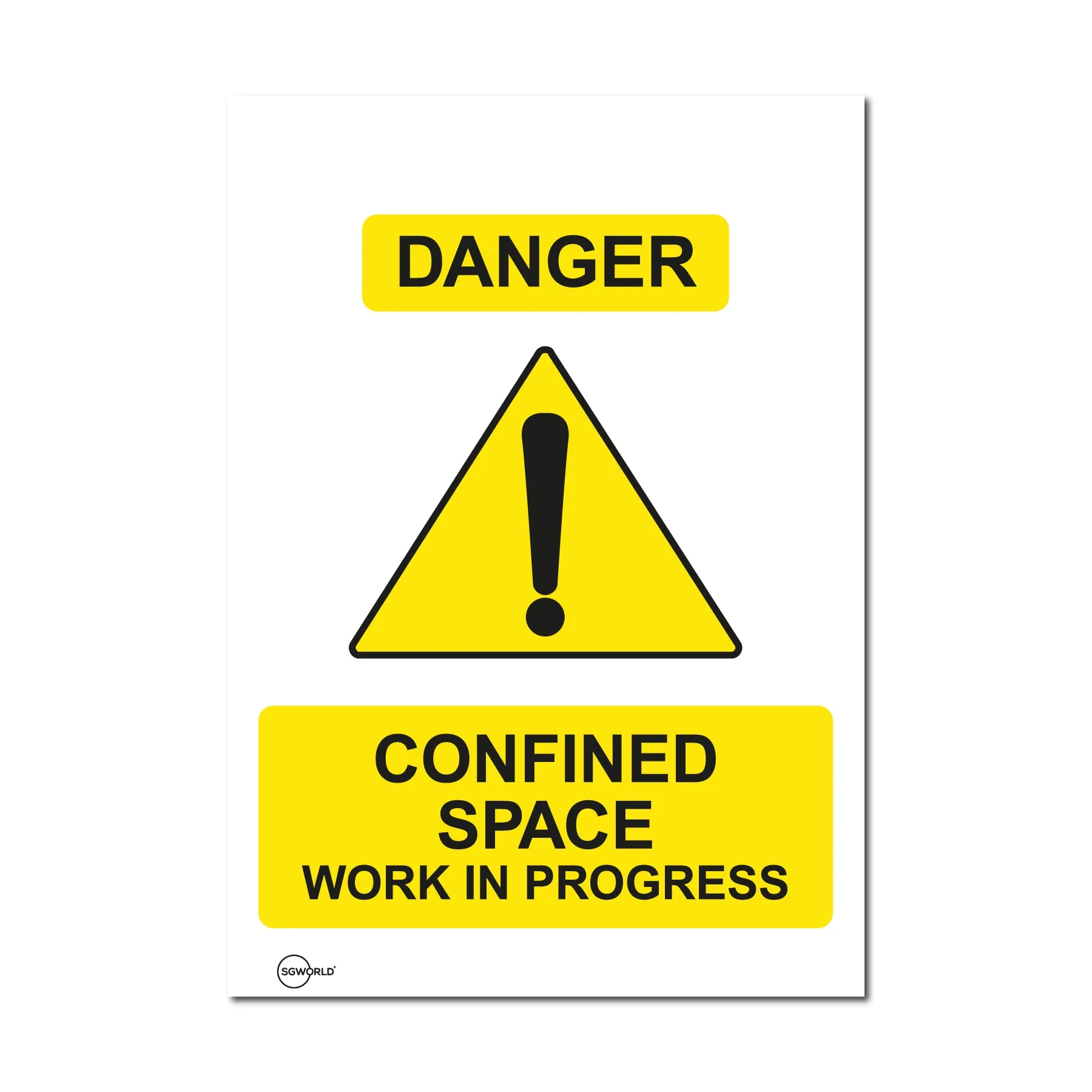 Confined Spaces Permit to Work (Packs of 5)