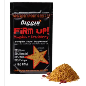 Diggin' Your Dog Firm Up! Cranberry Super Dog & Cat Supplement 4 oz