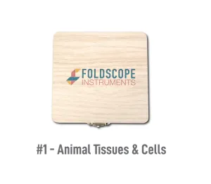 Foldscope Prepared Slide Box Set #1 - Animal Tissues & Cells - Holiday Savings!  Sale Save 15% at check out.