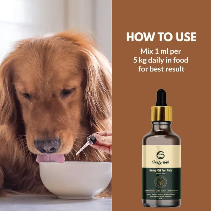 Goofy Tails Hemp Seed Oil for Dogs and Cats