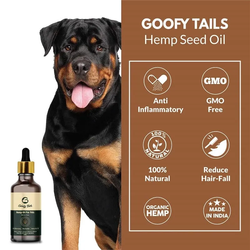 Goofy Tails Hemp Seed Oil for Dogs and Cats