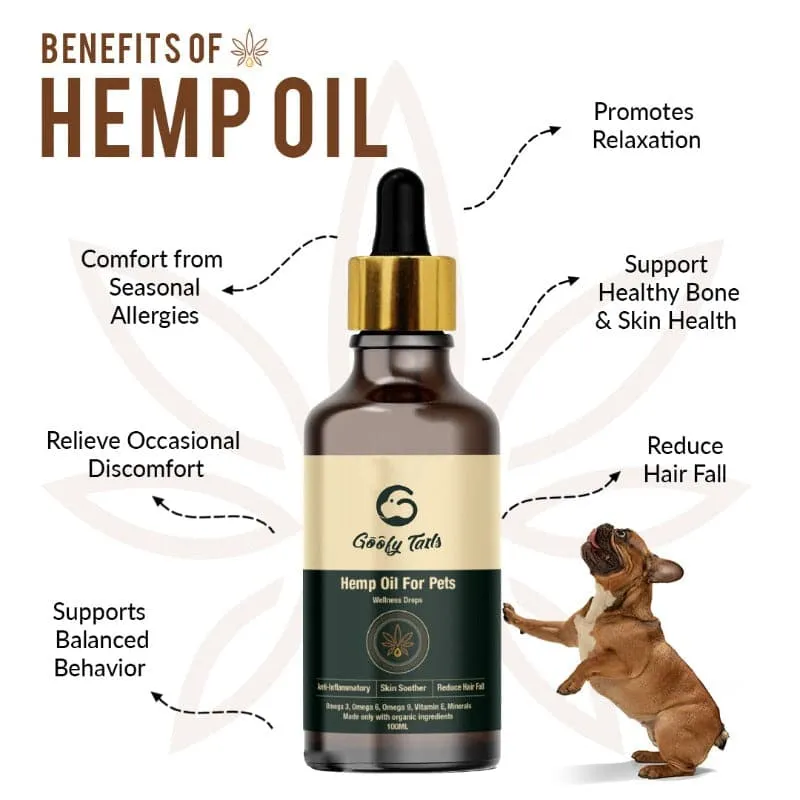 Goofy Tails Hemp Seed Oil for Dogs and Cats