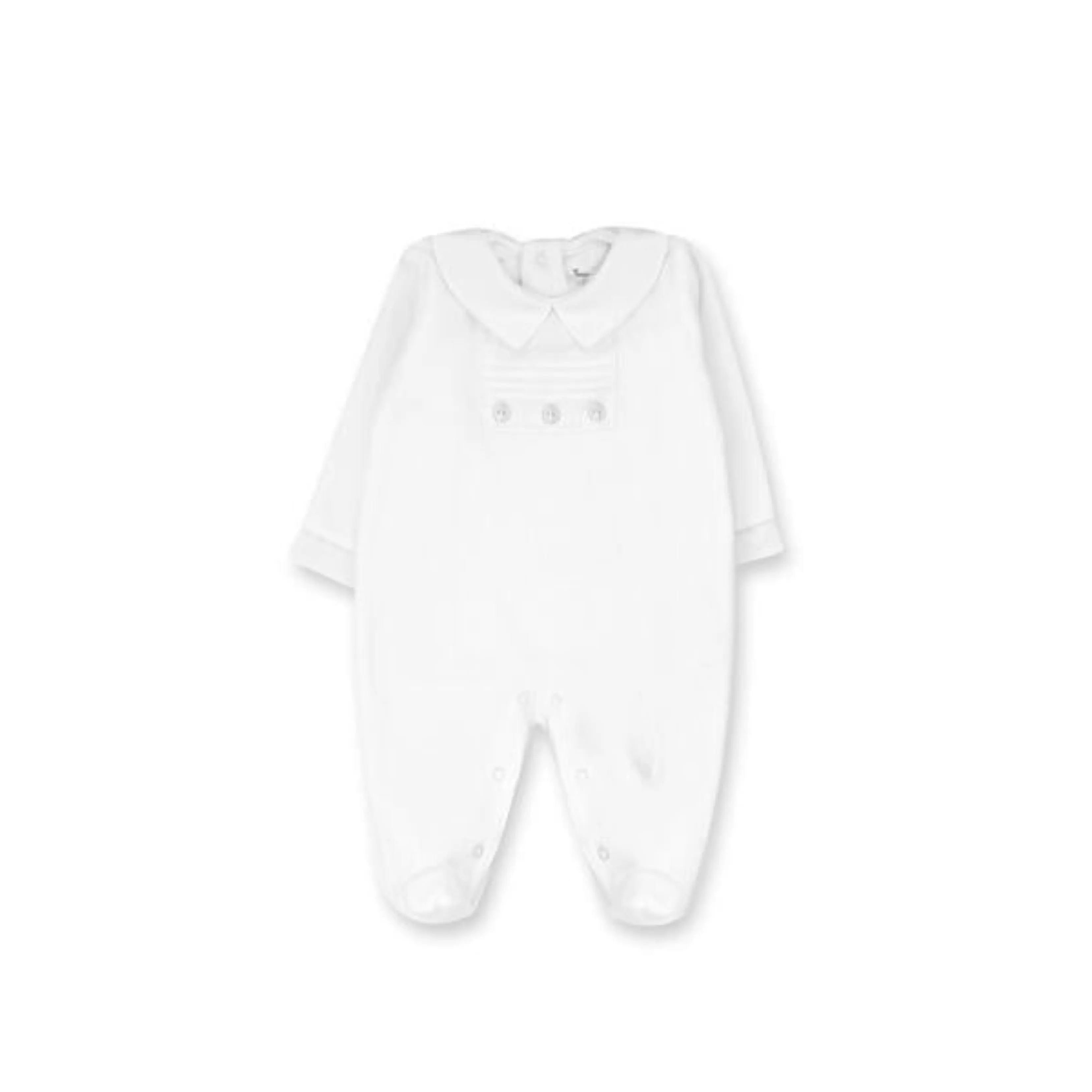 Harry Velvet Footie, White