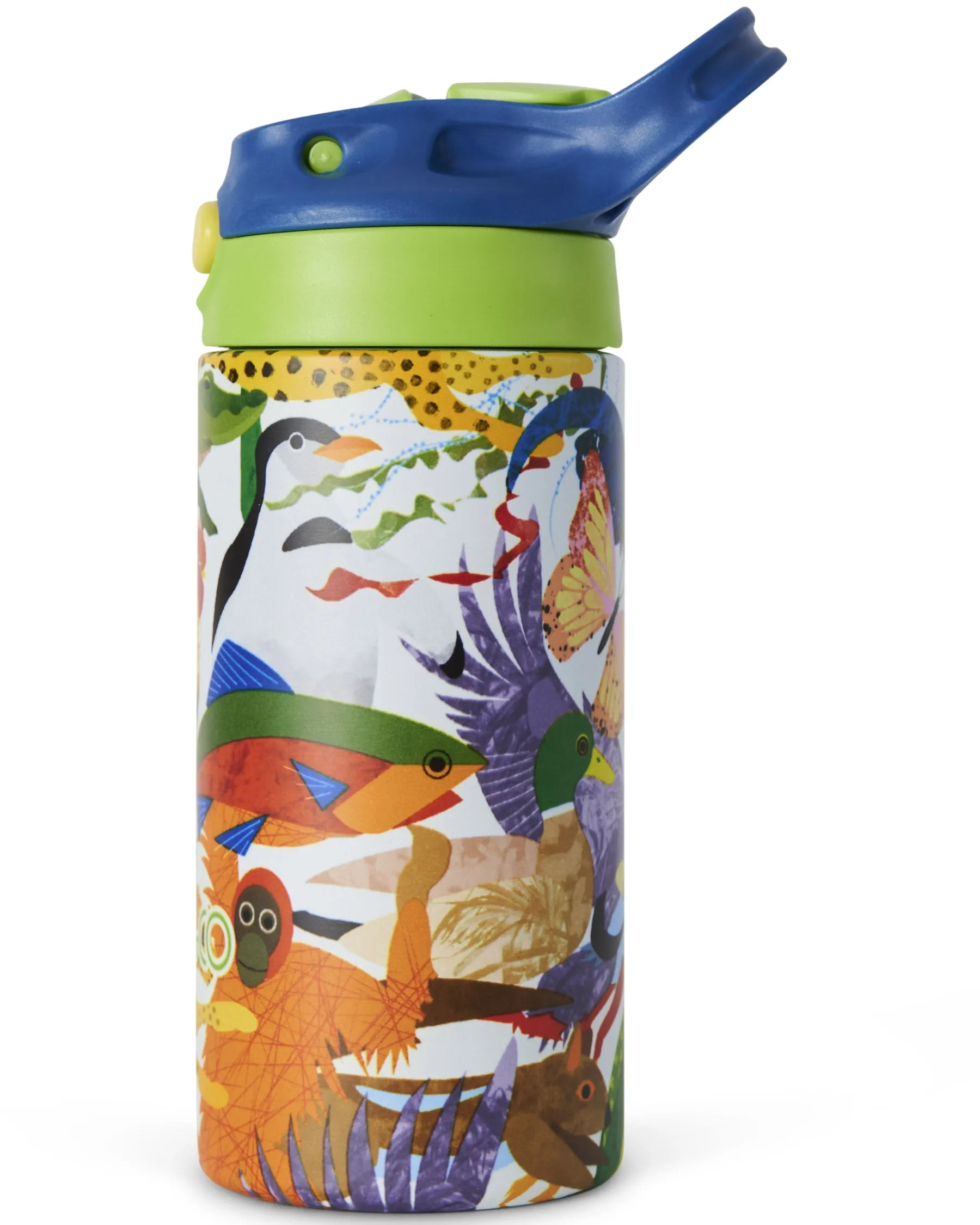 Colorful & Durable Kids Water Bottle - Kip & Co All Creatures Great & Small Design