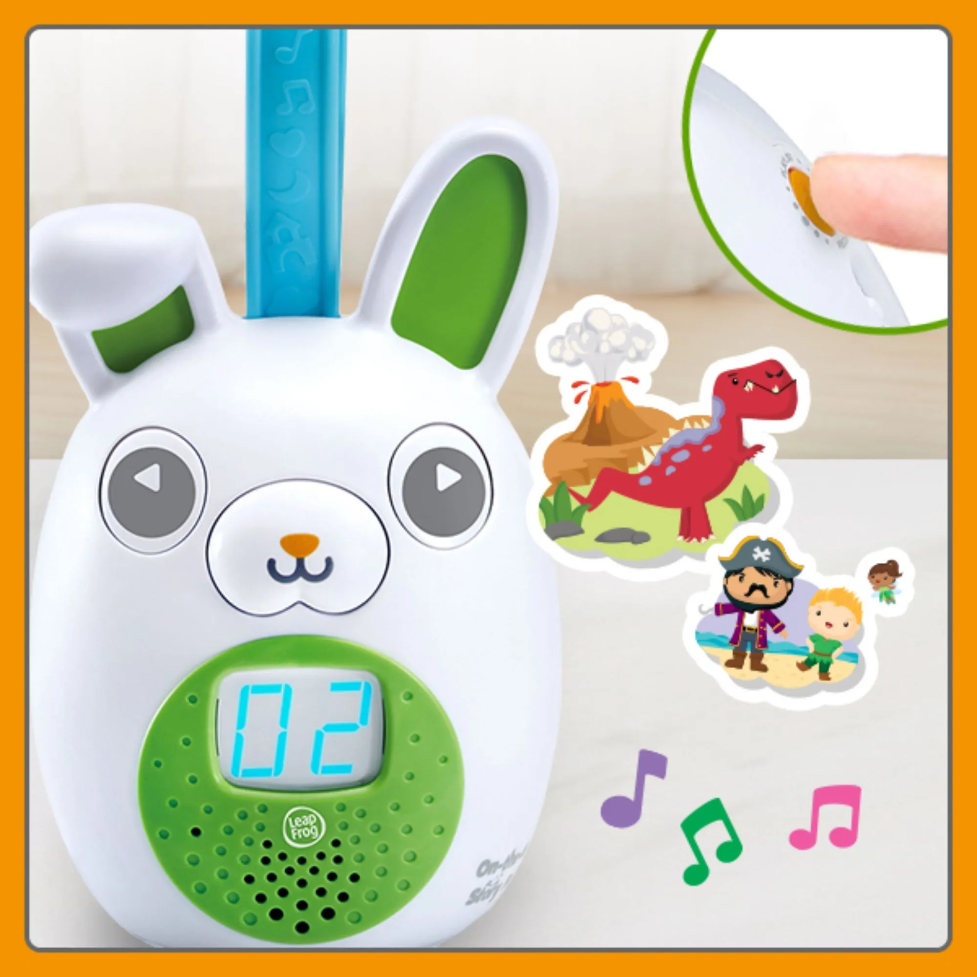 LeapFrog On-The-Go Story Pal Bunny White