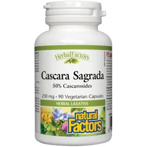 Natural Factors Cascara Sagrada 250mg 90 Veggie Caps