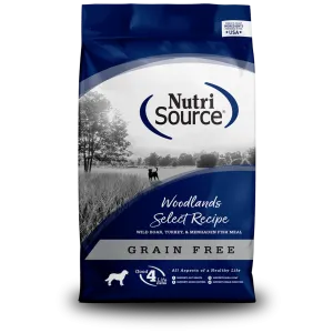 NutriSource Grain-Free Woodlands Select Formula Dry Dog Food