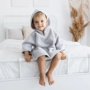 Organic Cotton Hooded Poncho Towel Cover-Up