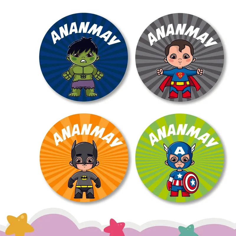 Personalised Round Labels (Cod Not Available)