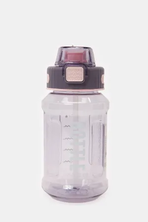 Pink Water Bottle With Lid (800ml)