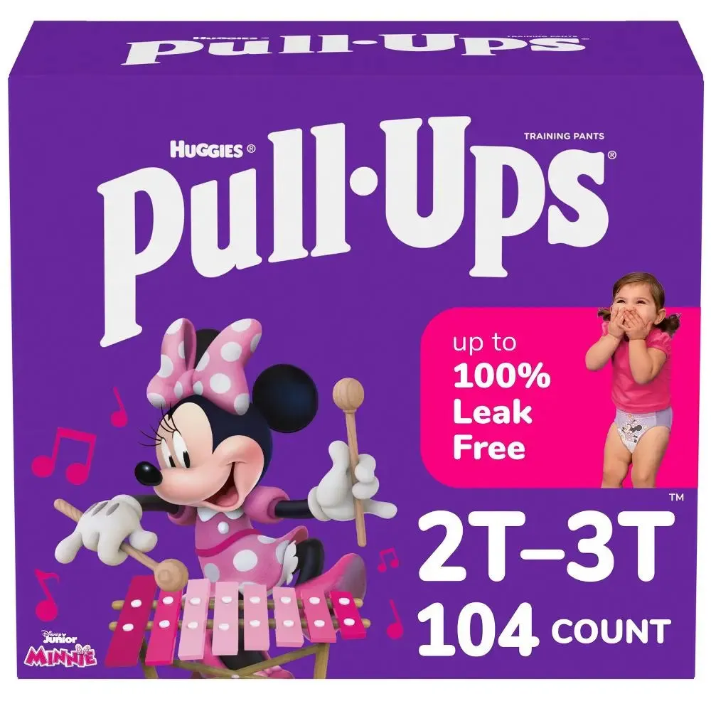 Pull-Ups Girls' Learning Designs Training Pants Econ  Pack - Size 2T-3T - 104ct