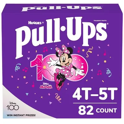 Pull-Ups Girls' Learning Designs Training Pants Econ  Pack - Size 4T-5T - 82ct