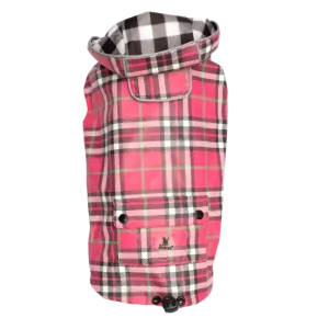 Raincoat | Bias Plaid Pink