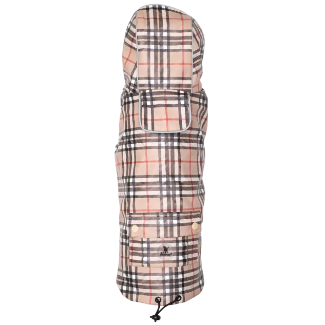 Raincoat | Bias Plaid Tan