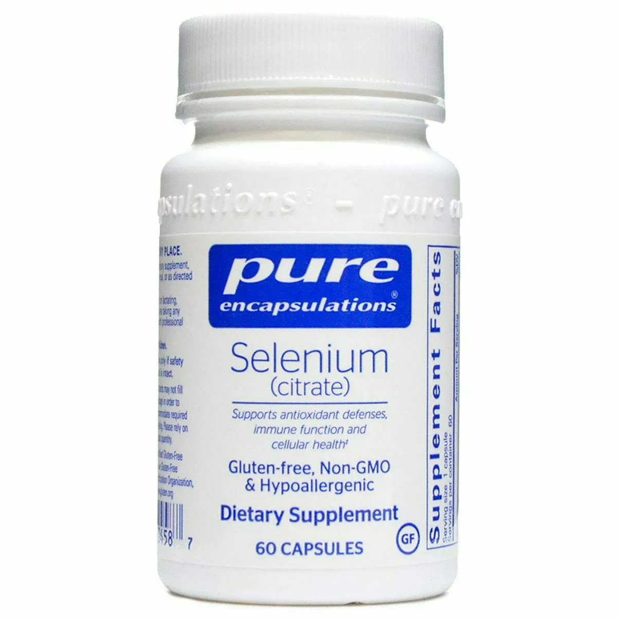 Selenium (citrate) 200 mcg by Pure Encapsulations