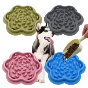 Silicone Pet Licking Pad – Slow Food Non-Slip Placemat for Cats & Dogs, Pet Bowl Alternative