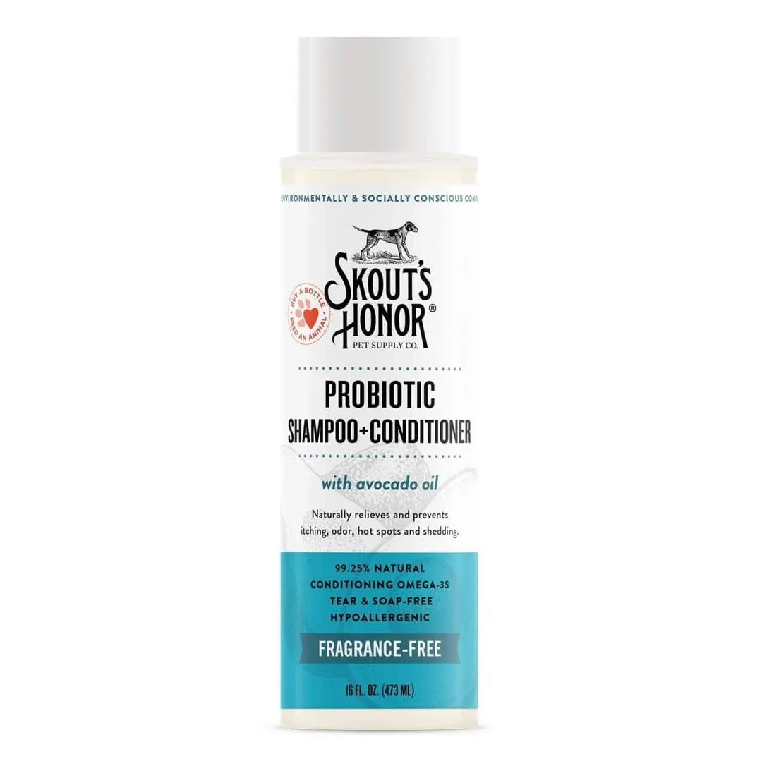 Skout's Honor Probiotic Shampoo   Conditioner for Dogs