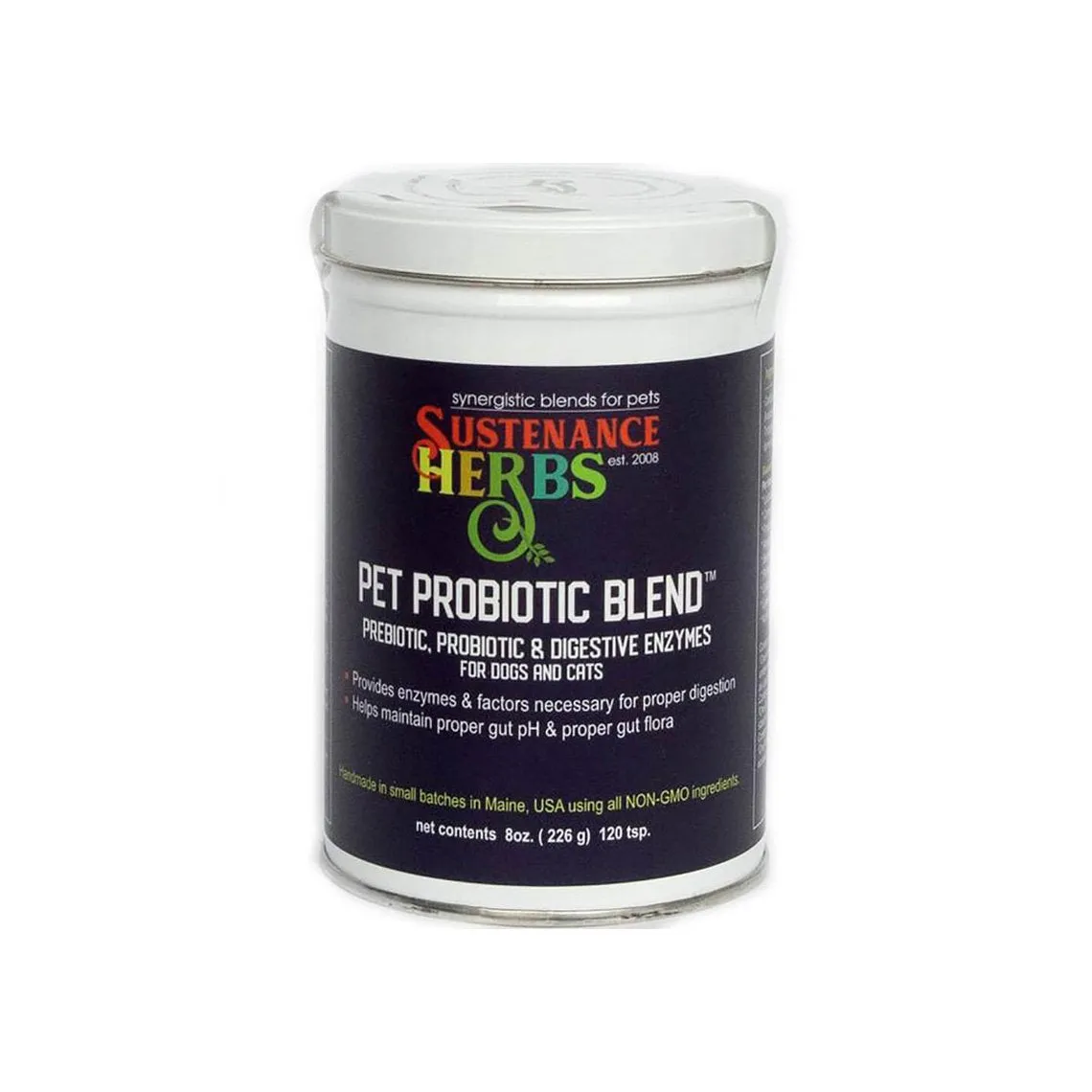 Sustenance Herbs Pet Probiotic and Digestive Enzyme Blend