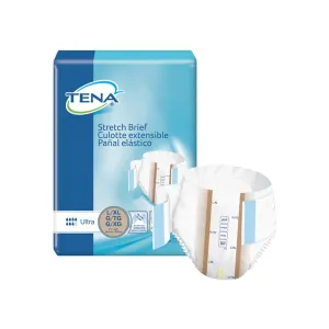 TENA 67803 Ultra Stretch Brief 41" to 64", Sterile, Latex-free. Pack of 36