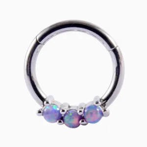 Titanium Charming Opal Clicker