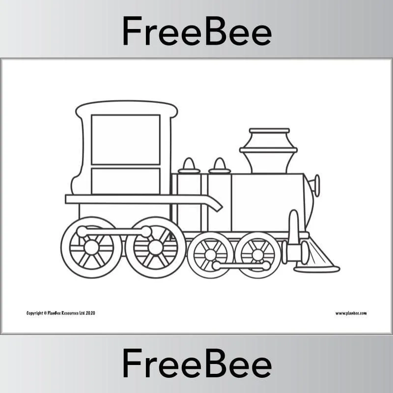 Transport Colouring Pages