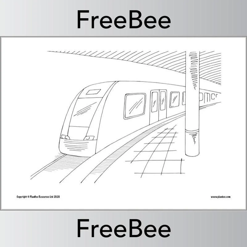 Transport Colouring Pages