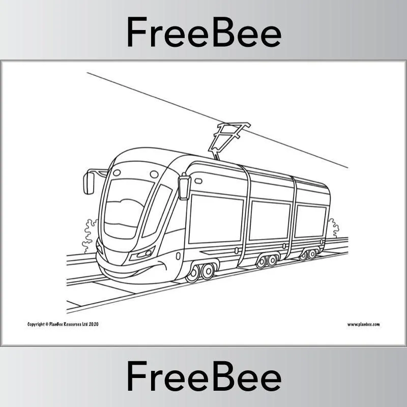 Transport Colouring Pages