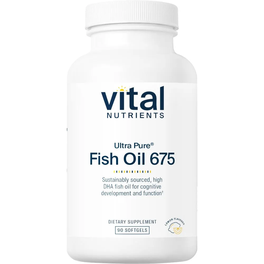 Ultra Pure Fish Oil 675 90 caps by Vital Nutrients