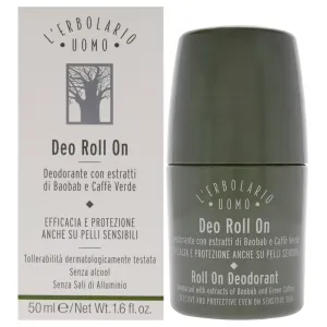 Uomo Roll On Deodorant by LErbolario for Men - 1.6 oz Deodorant Roll-On