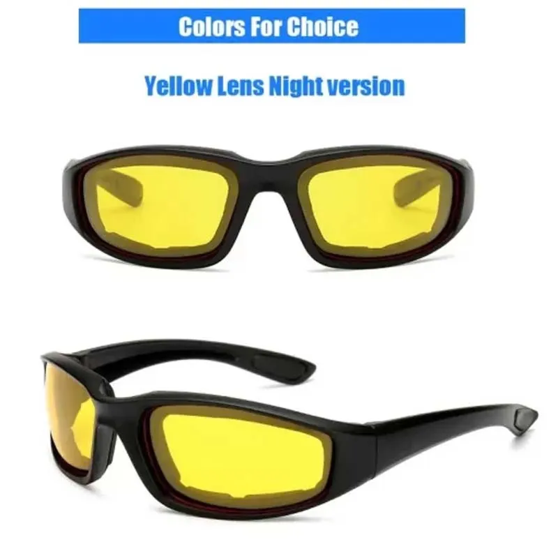 UV Protection Dustproof Windproof Sunglasses (Yellow)