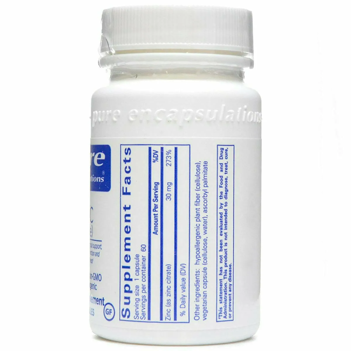 Zinc (citrate) by Pure Encapsulations