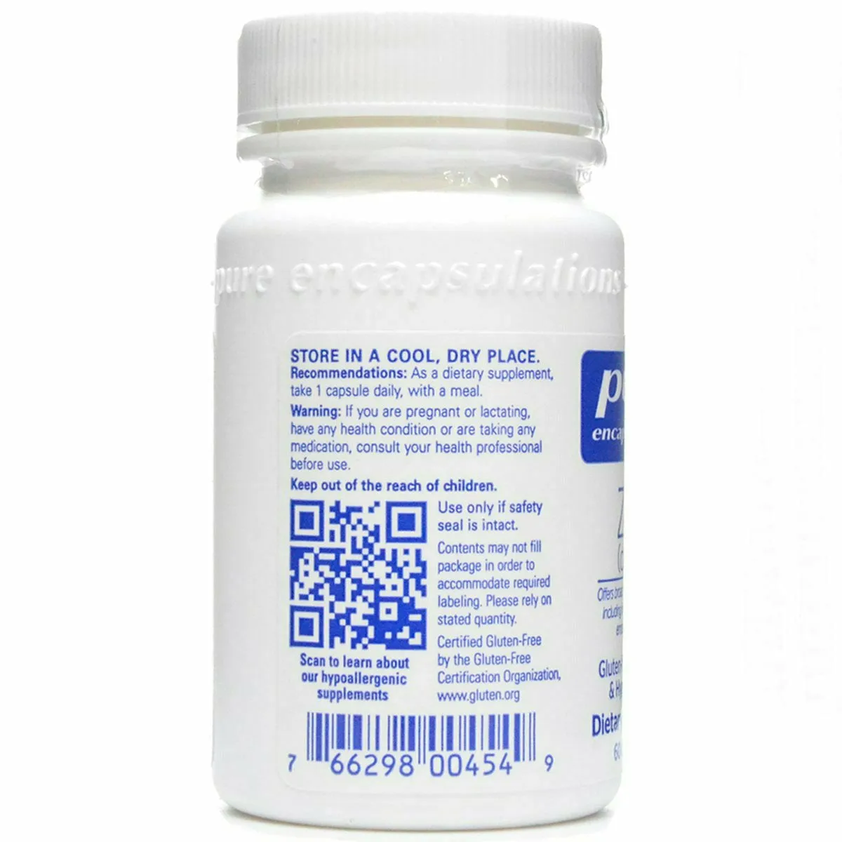 Zinc (citrate) by Pure Encapsulations