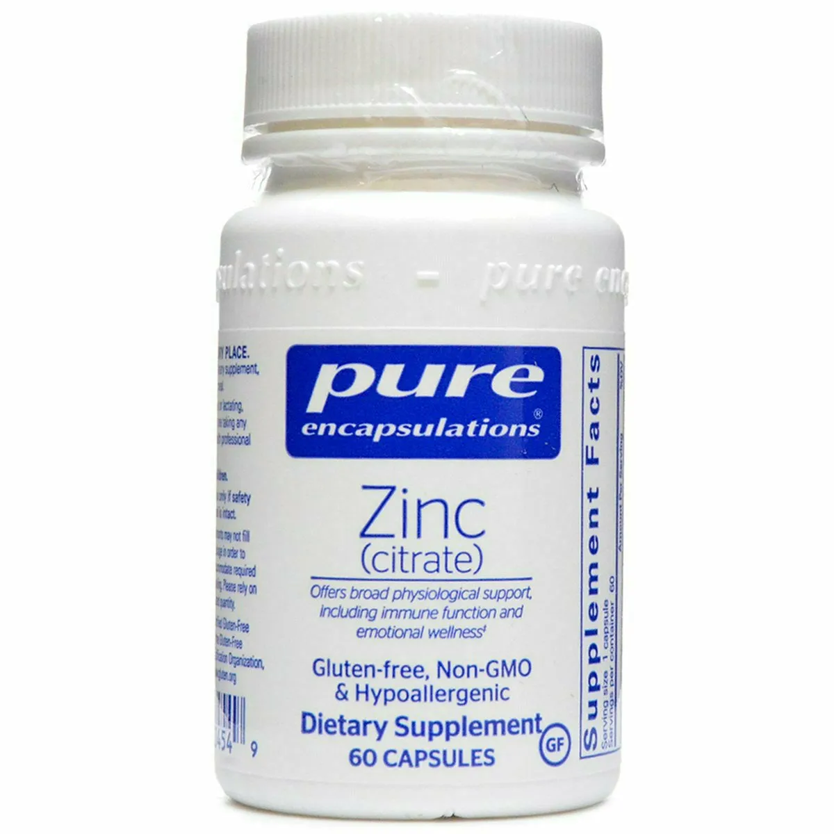 Zinc (citrate) by Pure Encapsulations